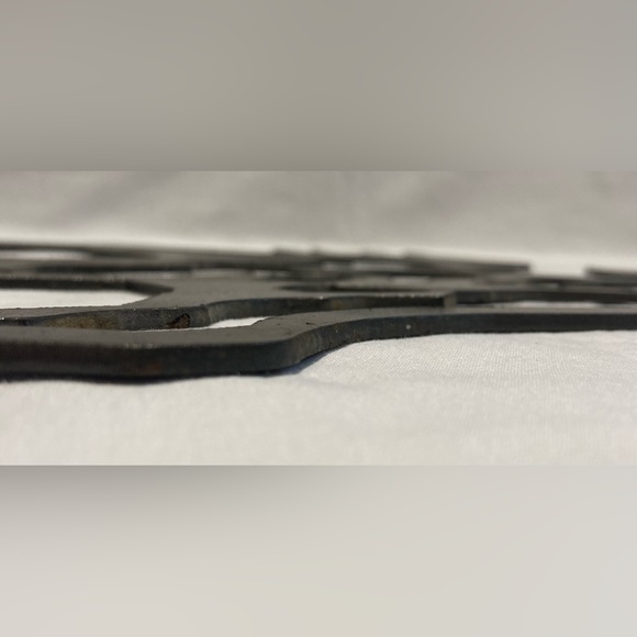 Hand Cut Steel Horse Sculpture - Picture 3 of 5